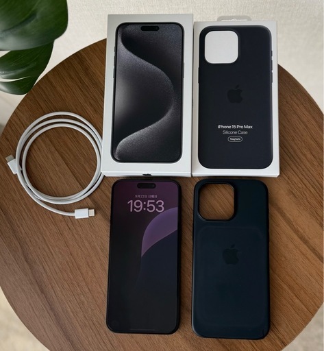【最終値下げ】iphone 15 Pro max 512GB  純正ケース付き