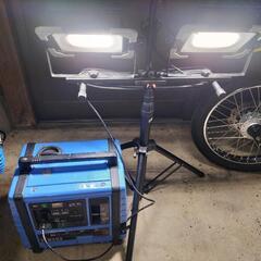 YAMAHA　エンジン発電機　4st 800w 実動ジャンク     の画像