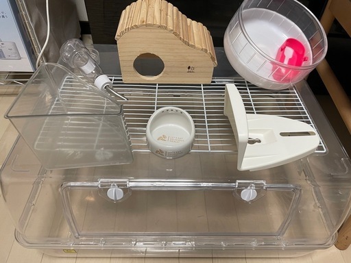 ハムスター(ゴールデン推奨)用ルーミィ60＋飼育必需品セット