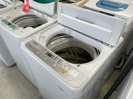 洗濯機の分解クリーニング行っています！配送設置込み　パナソニック6.0K洗濯機　2019年製　分解クリーニング済み！！