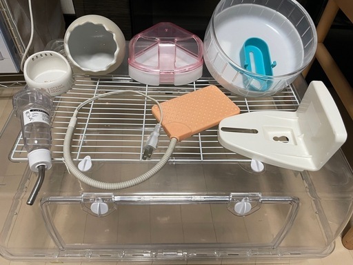 ハムスター(ゴールデン推奨)用ルーミィ60＋飼育必需品セット