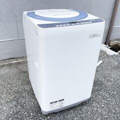 ☆ 洗濯機 SHARP ES-T708 -A 7kg 2016年製 シャープ 多機能なコース