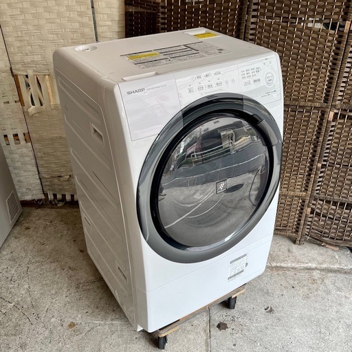 《売約済》【武蔵小山店】 2023年製 シャープ SHARP ES-S7H-WL 　ES-S7H　ES-S7　[ ドラム式洗濯乾燥機（洗濯7kg・乾燥3.5kg） プラズマクラスター搭載 左開き ホワイト系 ] ドラム式洗濯乾燥機 ドラム式洗濯乾燥機　ドラム洗濯機　ドラム式洗濯機　洗濯機　乾燥機　乾燥付き　乾燥機能付き　検　23年　高年式　まとめ洗い マンション　タイプ　一人暮らし  運搬無料エリア有 / 品川区 リサイクルショップ ランバールーム 武蔵小山店  ◀︎ 武蔵小山パルム 戸越銀座 隣