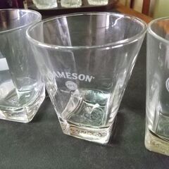 ウイスキー　ロックグラス　JAMESON　3客の画像