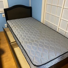シングルベッド　収納付きの画像
