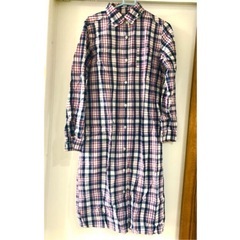 INGNI チェック柄ロングシャツ
