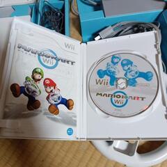 Wii本体+マリオカートの画像