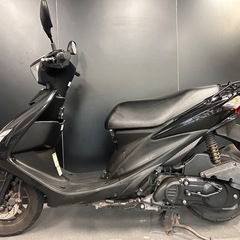 【厳選中古車•ローンOK】スズキ アドレスV125S ブラック【ご成約でヘルメットプレゼント🎁】の画像