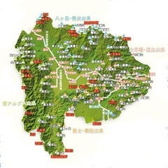 山梨百名山と日本百名山、日本100名城