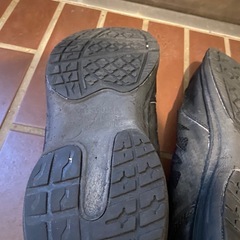 安全靴　26.5EEE 黒 ブラック セーフティーシューズ 回転バックル　結ばない靴ひも　ワークマンの画像