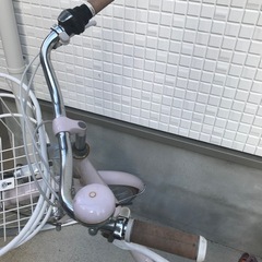 【引渡先決定】女の子用26インチ自転車あげます（タイヤパンクあり）の画像