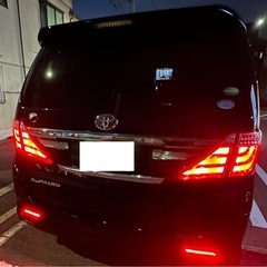 トヨタアルファード  ２４０　ＳＣパッケージ　３０ルックエアロ仕様　赤革調シート　両側パワスラ　ＬＥＤ　Ｗサンルーフ　ローダウンの画像