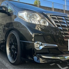 トヨタアルファード  ２４０　ＳＣパッケージ　３０ルックエアロ仕様　赤革調シート　両側パワスラ　ＬＥＤ　Ｗサンルーフ　ローダウンの画像