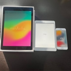iPad×2i Phone×1
