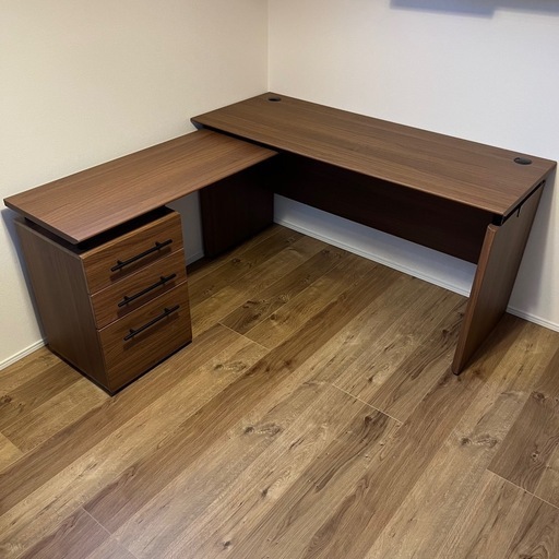 値引きしました。【ニトリ】L字システムデスク