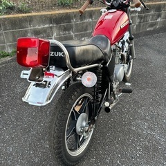 GN125H カスタム　赤　JET菅　旧車スタイル　吸い込み　低走行の画像