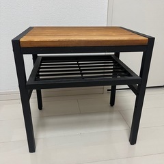 黒アイアンサイドテーブル