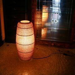 【倉庫保管中】 モダン 和モダン 照明 フロアライト ライト ランプ ビンテージ レトロ ヴィンテージ ビーズ フロアランプ 間接照明 希少 レア 検 1970-80年代 ミッドセンチュリーの画像
