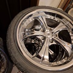 １８インチ　メッキタイヤホイールセット！の画像