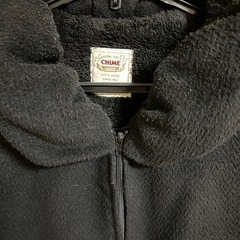 冬用　コート　ブラック　フードなしの画像