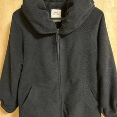 冬用　コート　ブラック　フードなし