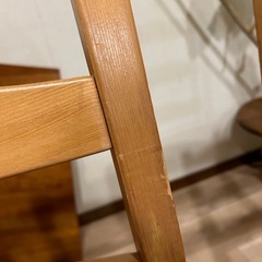 IKEA 木製　椅子の画像