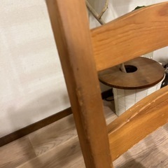 IKEA 木製　椅子の画像