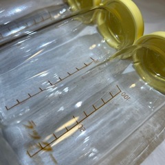 耐熱ガラス　ラックーン  搾乳用100ml　3本　の画像