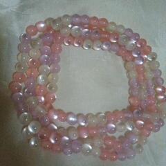 ポリエステル、キャッツアイの、ネックレス