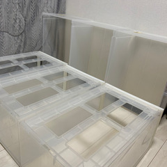 【3種類まとめて交渉中】無印良品　衣装ケース　小　幅40cm 奥行65cm 高18cmの画像