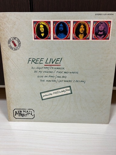 FREE   LIVE   LP レコード