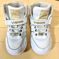 VISION ハイカットスニーカー　21cm