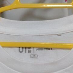 ユニクロ 160cm マイクラＴシャツ 白の画像