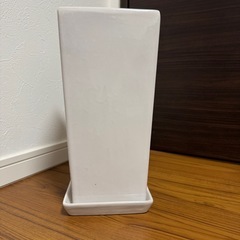 陶器　白　植木鉢