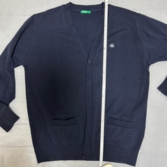 値下げ！中古　大分国際情報高校カーディガンＬサイズの画像