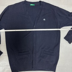 値下げ！中古　大分国際情報高校カーディガンＬサイズの画像