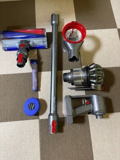 ダイソンV7分解洗浄済み