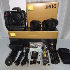 (値下げ)（中古美品）NIKON  D610フルサイズ　デジタル...