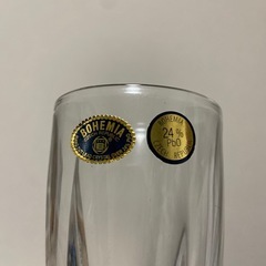 ボヘミア 頑丈 ワイングラス 脅威の24PbO 格安での出品ですの画像