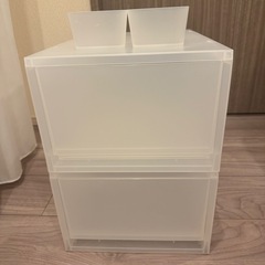 受渡決定しました☆無印収納ケースの画像