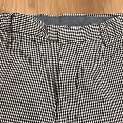UNIQLO チェック柄 ショートパンツXLの画像
