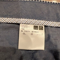 UNIQLO チェック柄 ショートパンツXLの画像