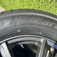 【20年製】ヨコハマブルーアース195/65R15ホイール付4本セットの画像