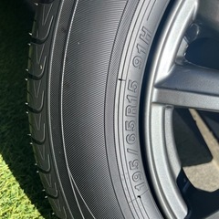 【20年製】ヨコハマブルーアース195/65R15ホイール付4本セットの画像