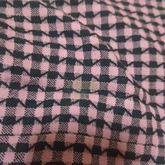 着物　羽織り　2点セット　ピンク黒　リメイク　ハンドメイドの画像