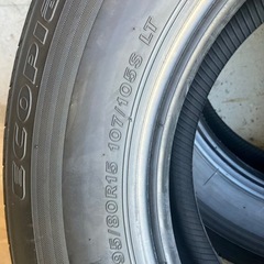 ハイエースタイヤ新車外しの画像