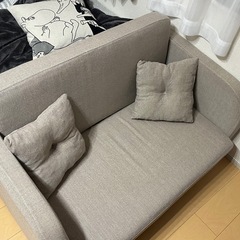 【値下げ】ローソファ　3way ソファ ベッド