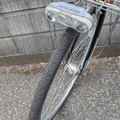 実動！自転車_前後ノーパンクタイヤ！_ママチャリの画像