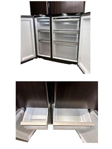 NO.1810 《極美品》【2022年製】 AQUA ノンフロン冷凍冷蔵庫 AQR-TZ51M (T) 512L キッチン家電 家電 中古