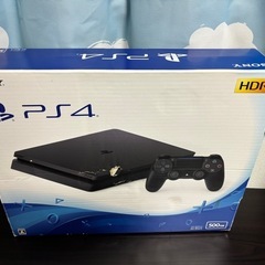 PS4 箱ダメージありますが、本体未使用品